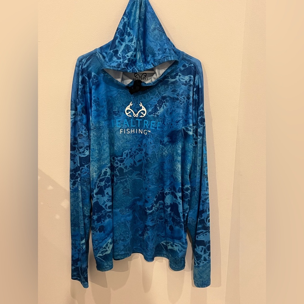 Realtree Staghorn Blue Fishing Pullover